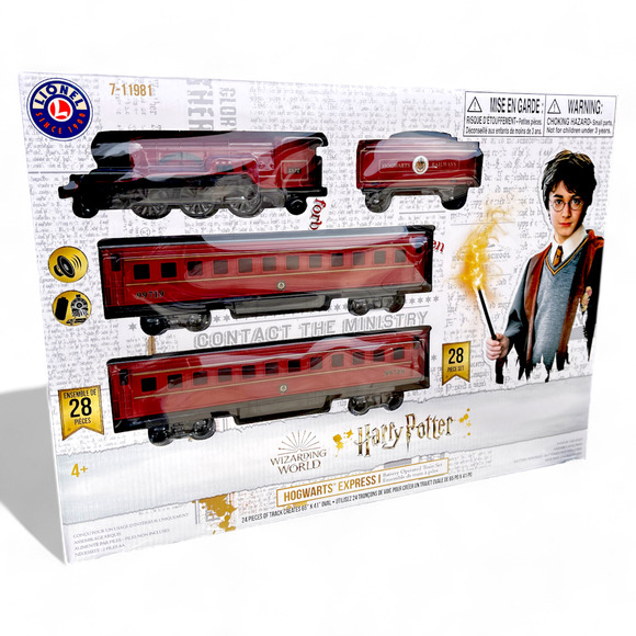 NEW Lionel 28Pc Harry Potter Hogwarts Express Train Set Battery w/ Sound 7-11981 - Picture 1 of 7